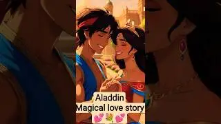 Aladdin magical love story 💞 #newshorts #disney #fairytalesstory #fairytale07 #story #viral #love