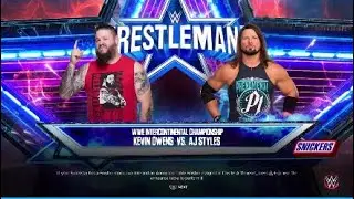 KEVIN OWENS vs. AJ STYLES WWE2K23 GAMEPLAY!!!