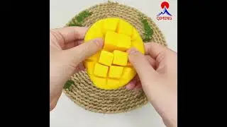 Kids Pretend Play Mango Slices - Realistic Stress Relief Toy #fidgettoys #playfood #foodtoys
