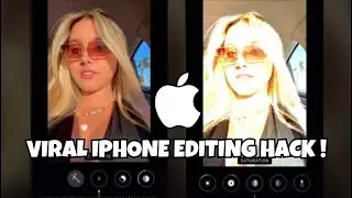 Viral iphone editing hack | Tik tok iphone hack | How to edit viral golden hour editing hack ?