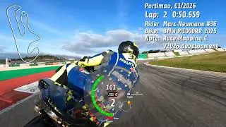 Marc Neumann #36 | BMW M1000RR 2025 | 3Laps @ Portimao 01/2026 | 1:49.5