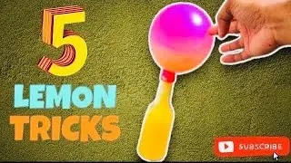 5 Lemon Tricks Shock You 😍 #science  #experiments  #trytrue