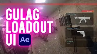 Gulag Loadout UI Effect from WARZONE \\ After Effects Quick Tutorial