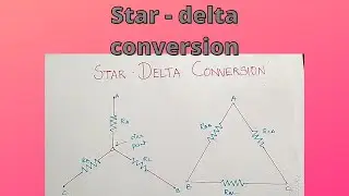 STAR - DELTA CONVERSION 🔌💡🔌💡#EEE#EQUIVALENT RESISTANCE 🔌💡🔌#CIRCUIT THEORY 🔌💡🔌💡#TNEB#TRB #ENGG EXAM🔌💡