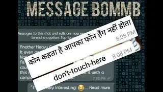 Whatsapp New Error [ MESSAGE BOMB ] Latest news about Whatsapp 2018