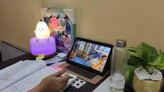 53 mint study with me # in rainy 🌧️ music # study # with music 🎵🎶📖📖📚