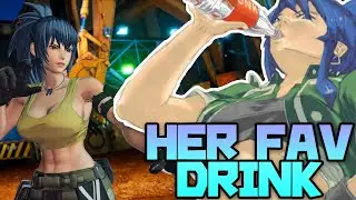 What's Leona Heidern's Favorite Drink?