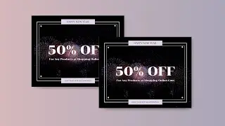 Design a 50% Off 2021 New Year Gift Card for Free using Visual Paradigm InfoART