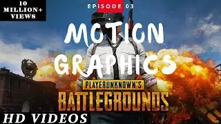 Pubg Intro Motion Graphics Series Part-3