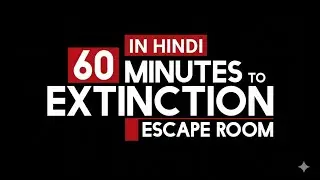 60 minutes to extinction escape room gameplay in hindi #60minutestoextinctionescaperoominhindi