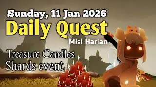 Sky Daily Quest today - Golden Wasteland 11 jan 2026 | Sky Children of the Light | Sandwichies Ch