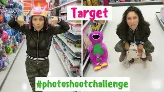 Target Photoshoot Challenge Crazy pictures at Target (lol) | Kali Sanchez Vlogs