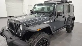 2016 JEEP WRANGLER SPORT UNLIMITED 4 DOOR RHINO CLEARCOAT 4K WALKAROUND 13506Z SOLD!