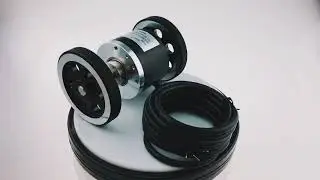 ISA5208 Solid shaft diameter 8mm; outside diameter 52mm; Encoder with meter wheel