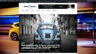 Newspaper 7 - New Post Template Styles