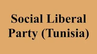 Social Liberal Party (Tunisia)
