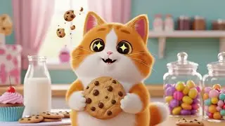 Cookie Cat 🍪🐱 | Fun Kids Cartoon | Moral Story & Learning Video for Toddlers