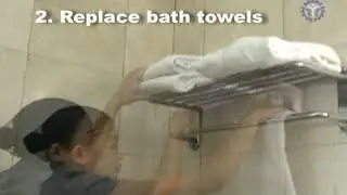 Guest Room Attendant - Replenishing the Bathroom Amenities