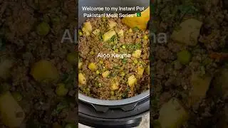 Instant Pot Aloo Keema! Do you want the full recipe? #shorts #alookeema #pakistani #desi
