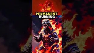 What If Godzilla Burning Mode Never Turned Off? 😱 #godzilla