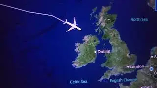 Getting Closer to Brussels Airport BRU on United Boeing 777