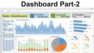 How to Create Dashboard in Excel | Part-2