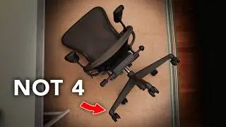 Why do office chairs have 5 legs?