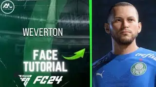 EAFC 24 - WEVERTON Face + Stats (Tutorial)