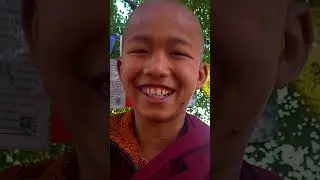 the funniest cute  monk 😁 #smile #peace