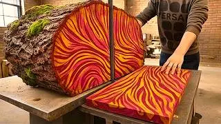 Believe It or Not - Let's See: This Woodworking Wizard Creates a Stunning Artwork!
