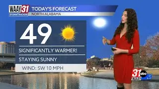 Chilly Monday morning gives way to warmest afternoon in weeks!