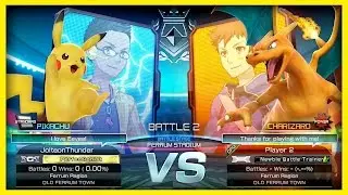 Wii U Pokken Tournament | Pikachu Vs. Charizard | Epic Battle