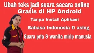 Cara Merubah teks menjadi suara-Text to speech bahasa Indonesia terbaik natural gratis online 2023