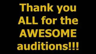 CASTING CALL RESULTS!!!