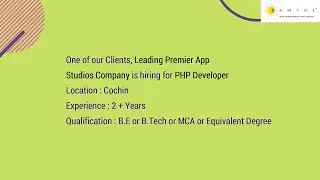 PHP Developer | PHP Developer Jobs | PHP | PHP Jobs