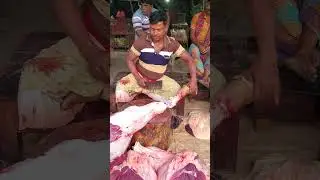Expert Butcher Cutting Big Beef Leg 589 #viralshorts #freshbeef #freshmeat #shorts #beef #butcher