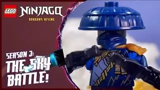 Rogue Jay VS Ras And Arin | Ninjago Dragons Rising Season 3 Stop Motion Recreation