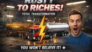 From Rusty Metal to Shiny New Truck! | Scania Tanker Restoration #Restoration #shorts