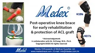K07b_K19b Post-operative knee brace for early rehabilitation & protection of ACL graft
