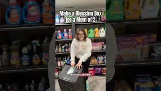 Pack a blessing box with me to help a mom using items that I got while couponing! 🥰 #couponing
