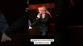 #invitadaespecial @nazarioednita al #concierto de @gilbertosantarosa