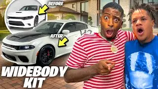 INSTALLING WIDEBODY KIT ON MY HELLCAT DODGE CHARGER !