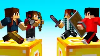 CUB&Atilde;O DE LUCKY BLOCK COM YOUTUBERS NO MINECRAFT !