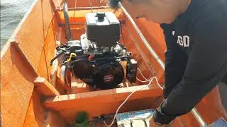 Test Drive Lunday Boat with Pro Quip 20hp Electric Starter @Laguna Lake