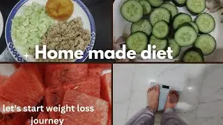 Home made weight loss diet plan 💕weight loss challenge for bakra eid