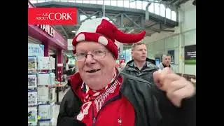 Cork supporters on their way to Croke Park