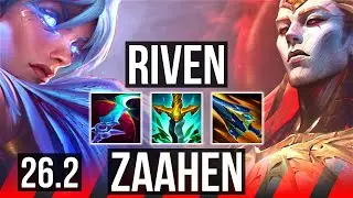 RIVEN vs ZAAHEN (TOP) | EUW Master | 26.2