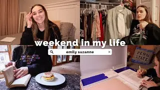 Weekend Vlog (reading, studying for my PT clinical)