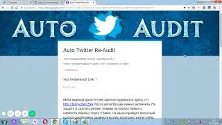 Twitter Audit Бесплатно