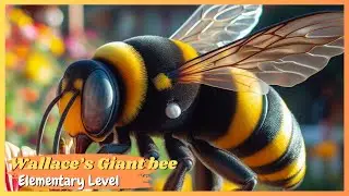 Wallace's Giant Bee - An Elementary English Story for Kids